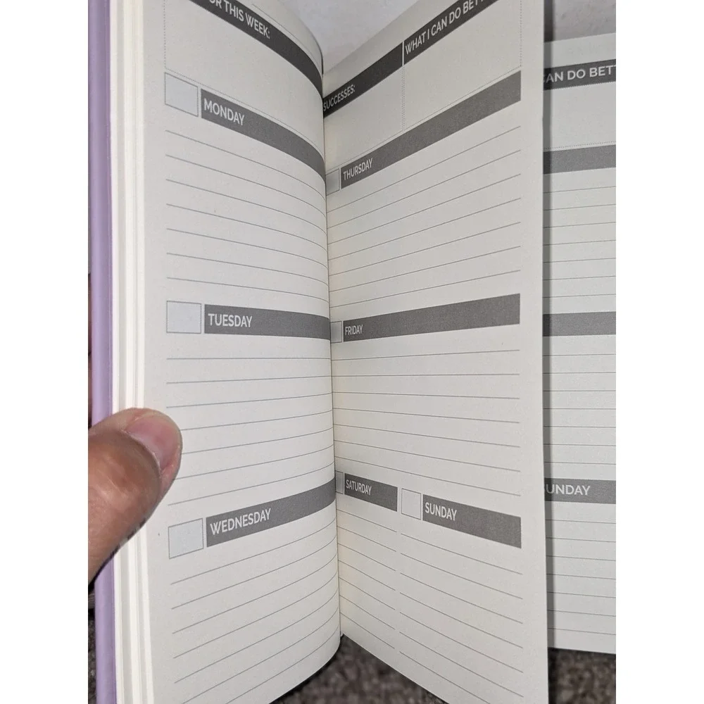 Simple Elephant Planner for Achievers Undated Organizer Stickers Lavender‎ NIB